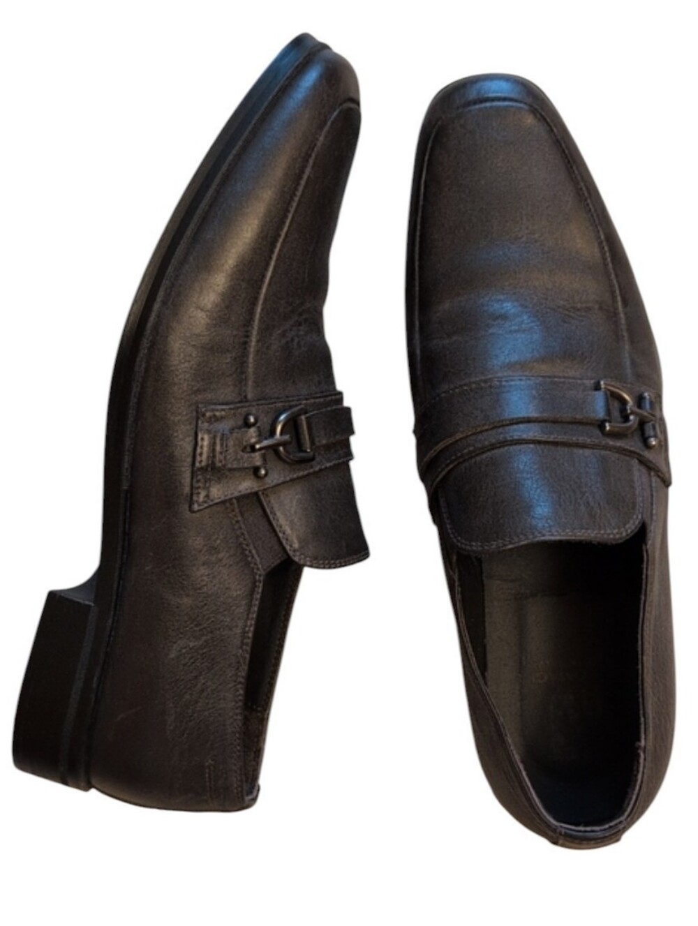 Bruno Magli Pedro Dark Brown Men's Leather Loafer Size 9.5  Retail $350